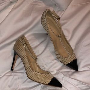 J Crew Polka Dot Heels Size 8.5